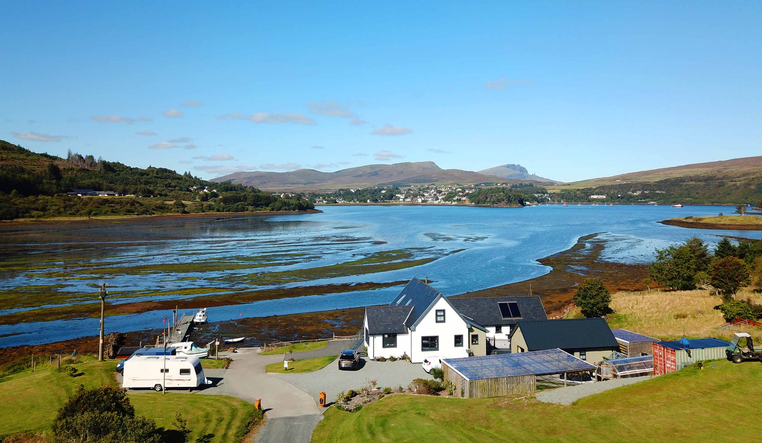 Enjoy stunning sea views of the Isle of Skye at Heatherfield House Bed and Breakfast
