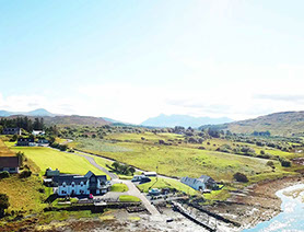 Enjoy stunning views of the Isle of Skye including the Cuillin Mountains from Heatherfield House