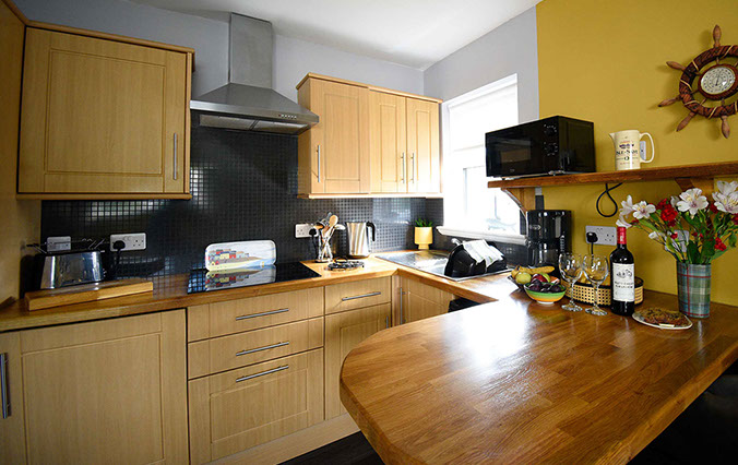 Heatherfield House Self Catering Accommodation near Portree with Microwave oven Hob and Dish Washer
