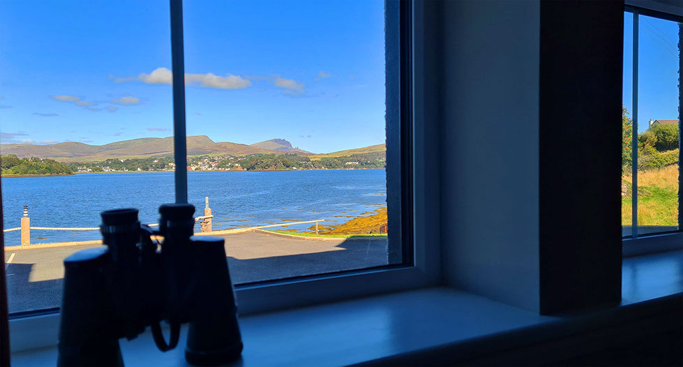Heatherfield House Bed and Breakfast near Portree offers stunning sea views of the Isle of Skye to guests